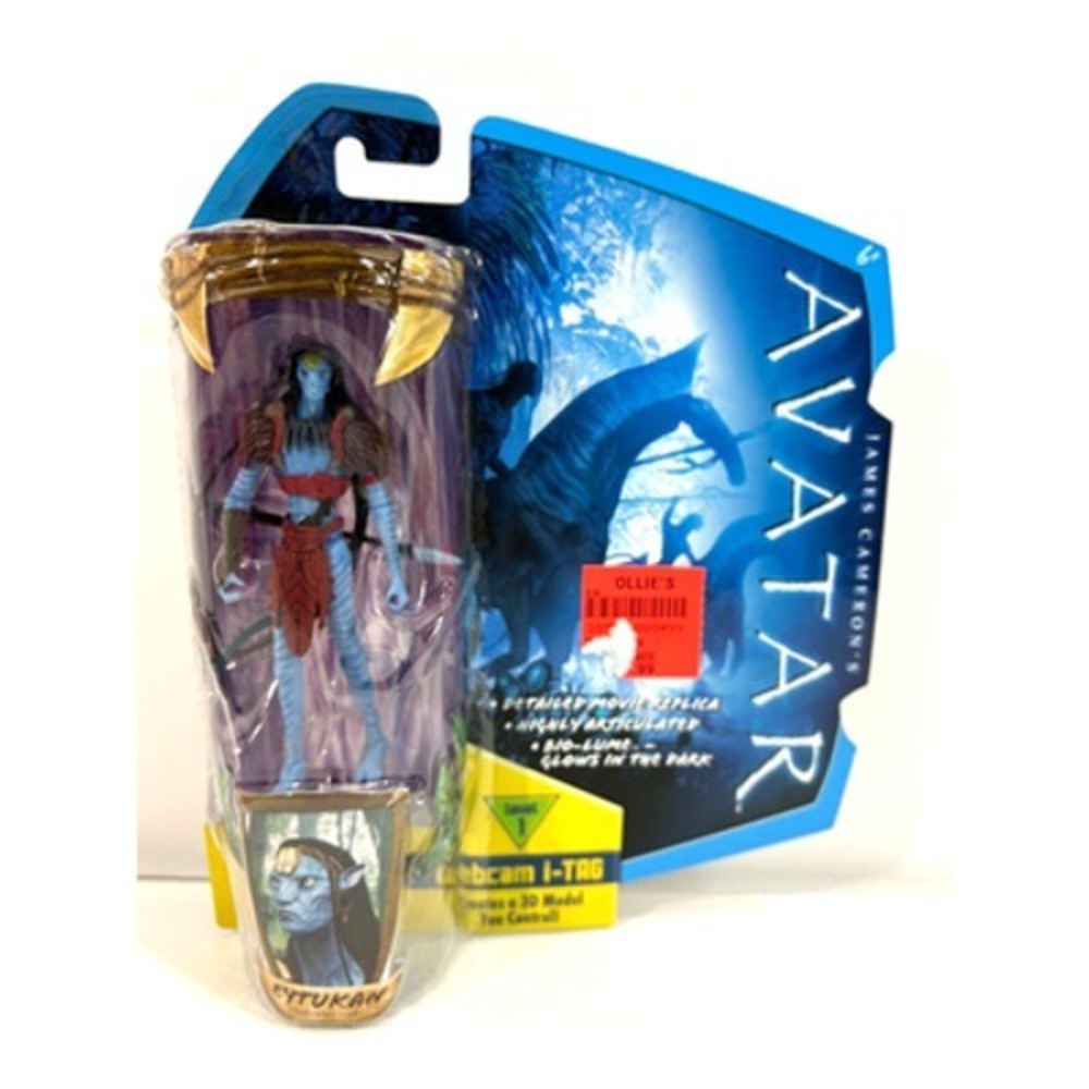 Mattel James Cameron's Avatar Eytukan Movie Figure NRFB 2009 Replica NEW sticker